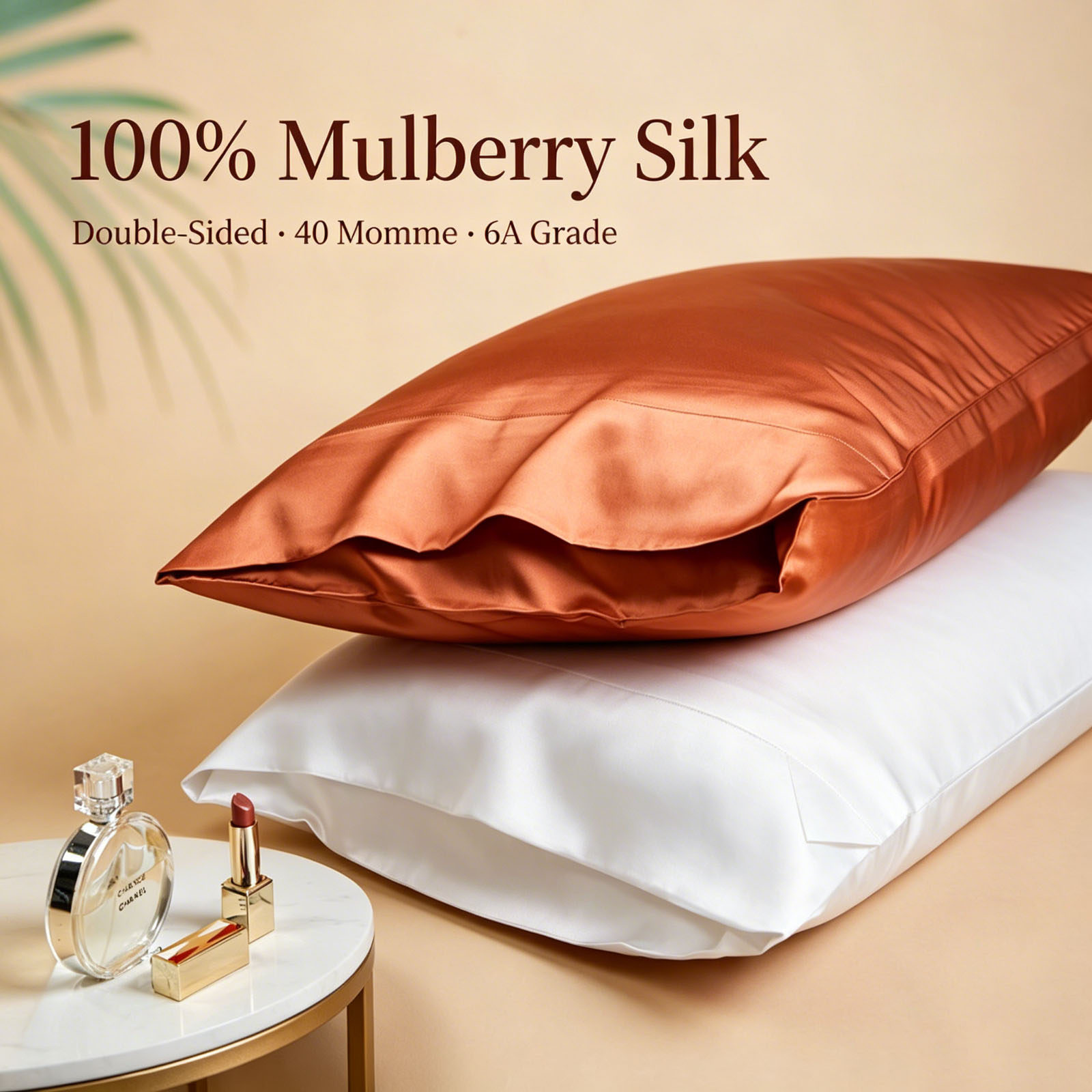Luxury Queen Skincare - 100% Mulberry zijden kussensloop, 40 Momme,