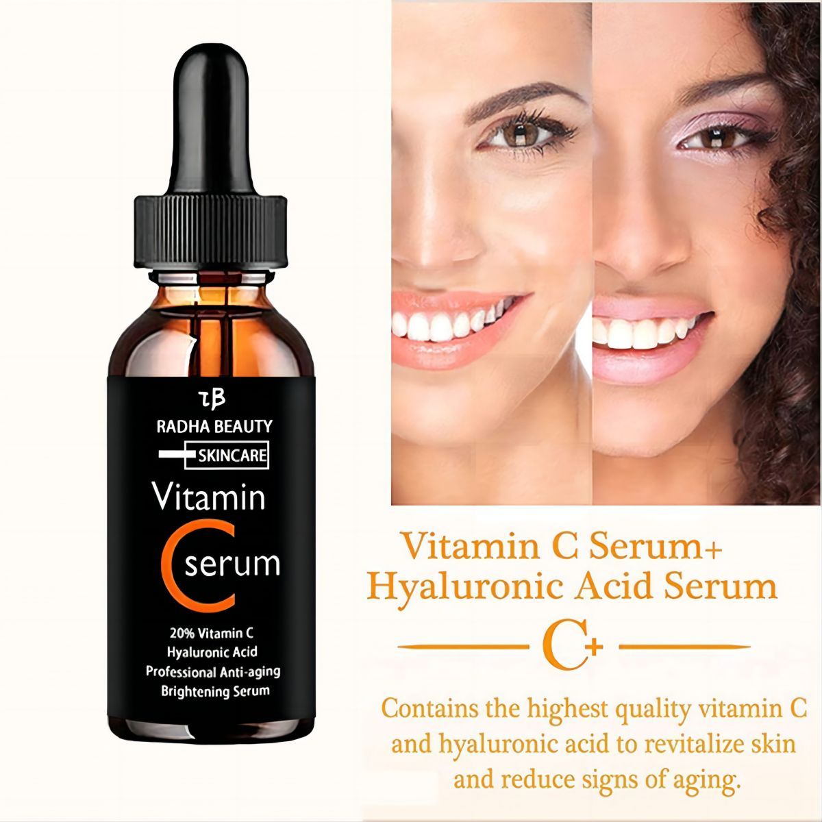 Growth Factor Serum - Vitamine C serum Gezicht Serum Langdurige