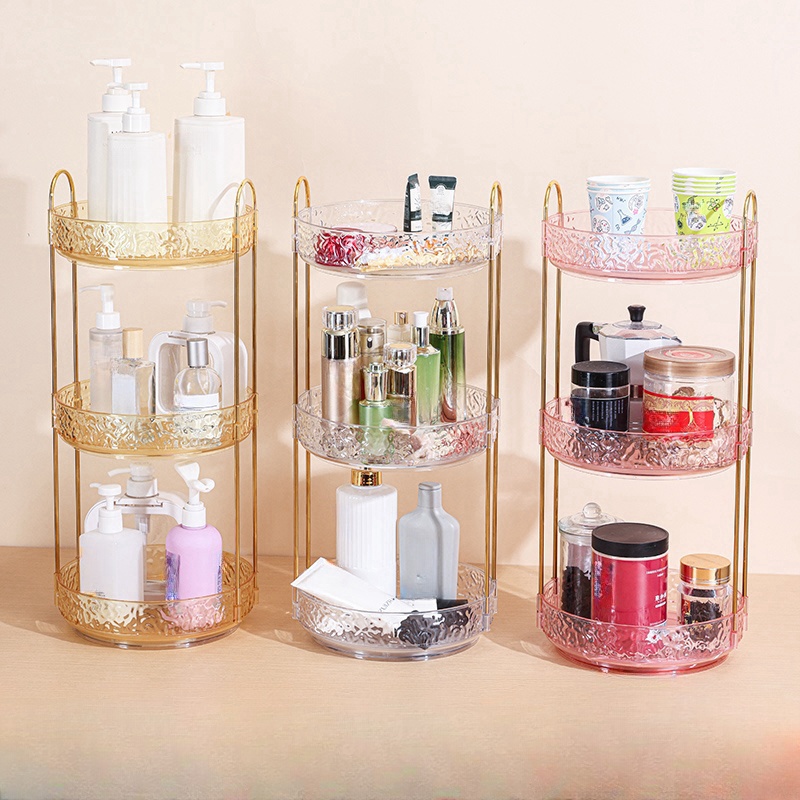 Luxury Skincare Dupes - Lichte Luxe Cosmetica Opbergdoos, Kaptafel, Meerlaags