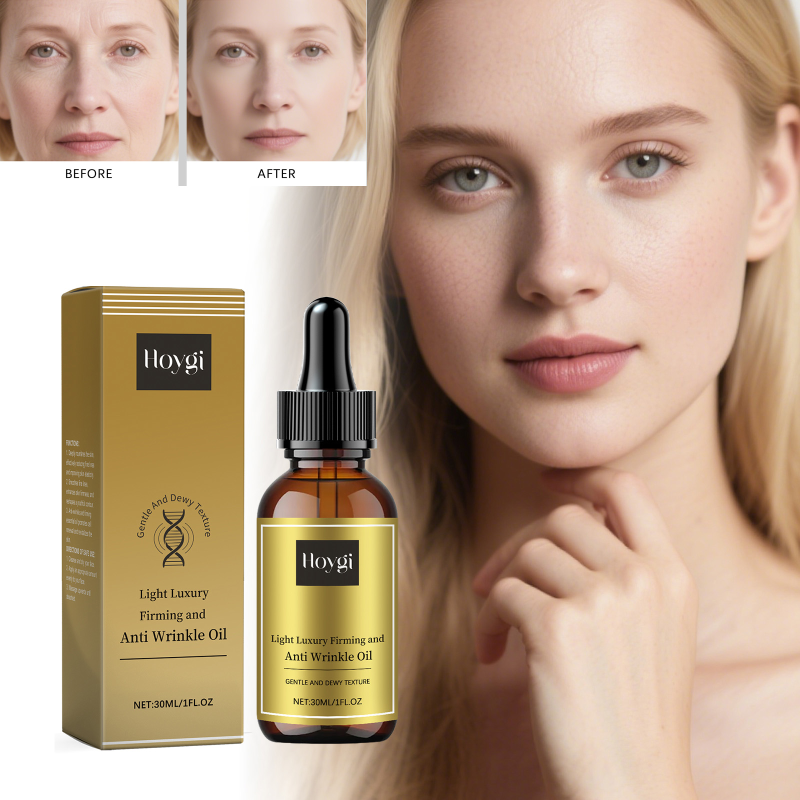 Luxury Skincare Women - Verstevigende Gezichtsverzorging Olie Lifting Anti Rimpel