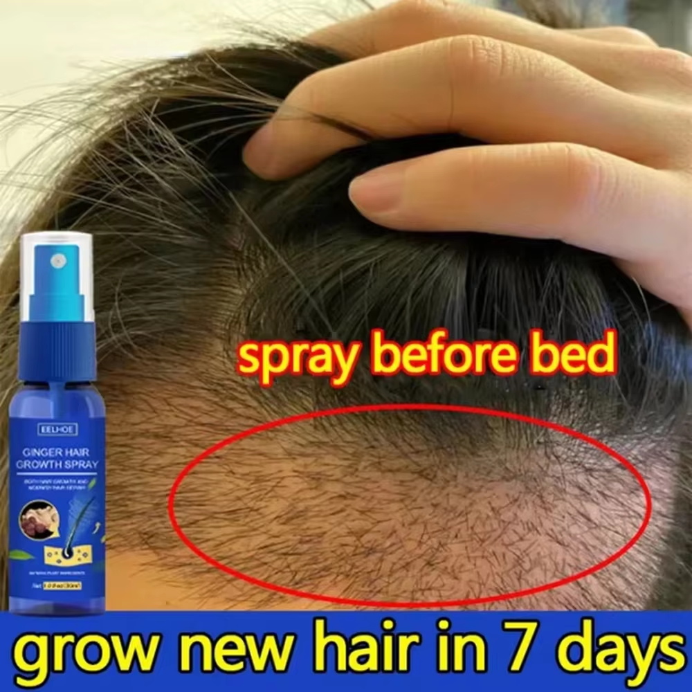 Growth Factor Serum - Snelle gember haar groeispray, wortelversterkend, tegen