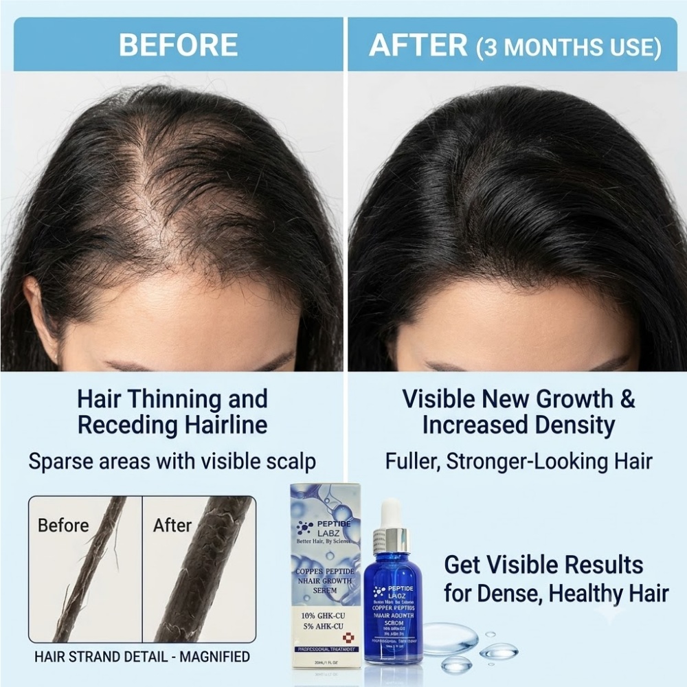 Haar Groei Essentie Koper Pept - Growth Factor Serum recensie en prijs