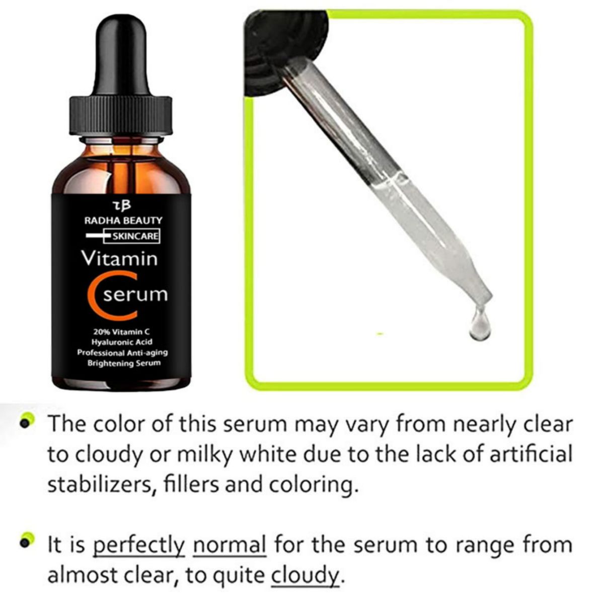Vitamine C serum Gezicht Serum - Growth Factor Serum recensie en prijs