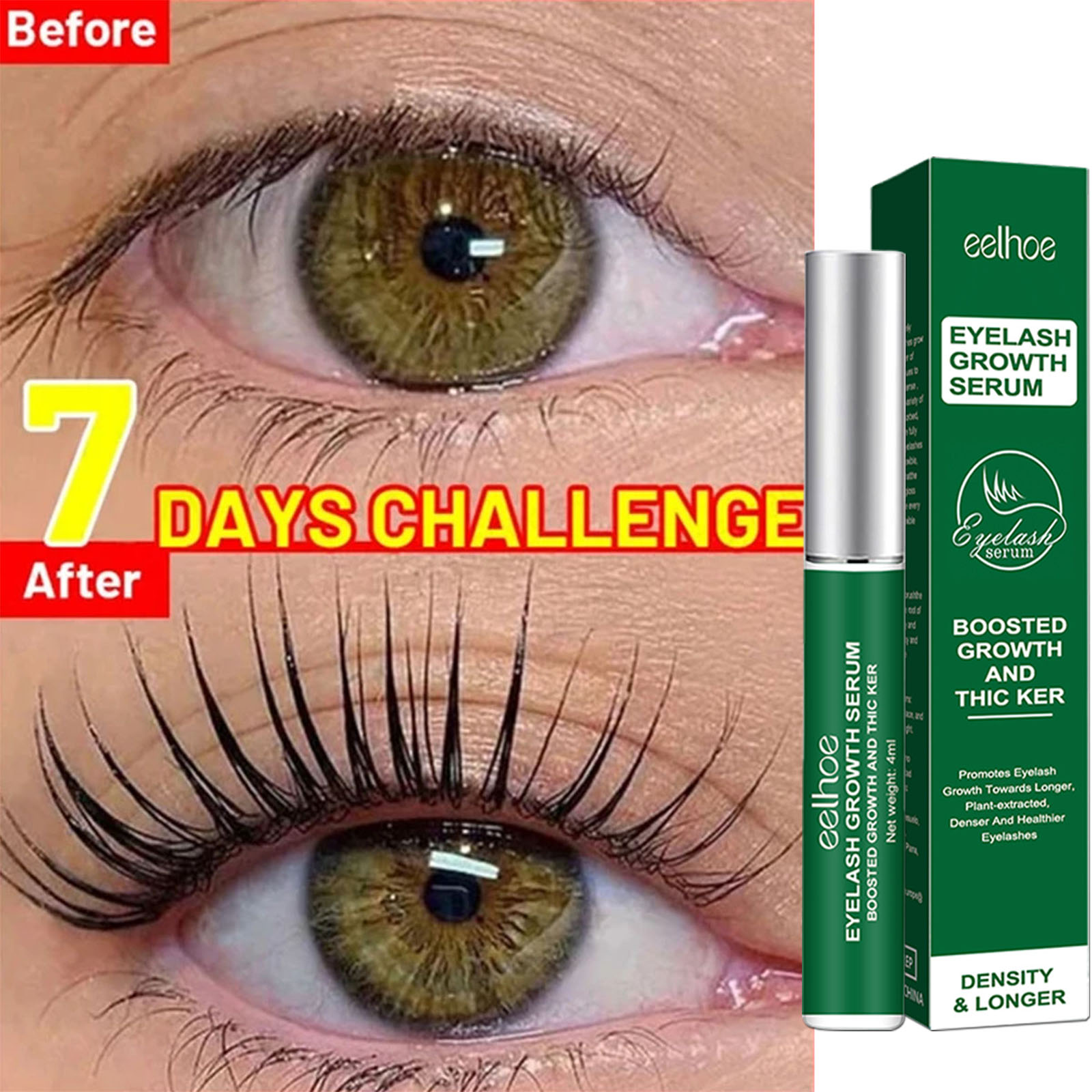 Snelle Wimpergroei Serum 7 Dag - Growth Factor Serum recensie en prijs