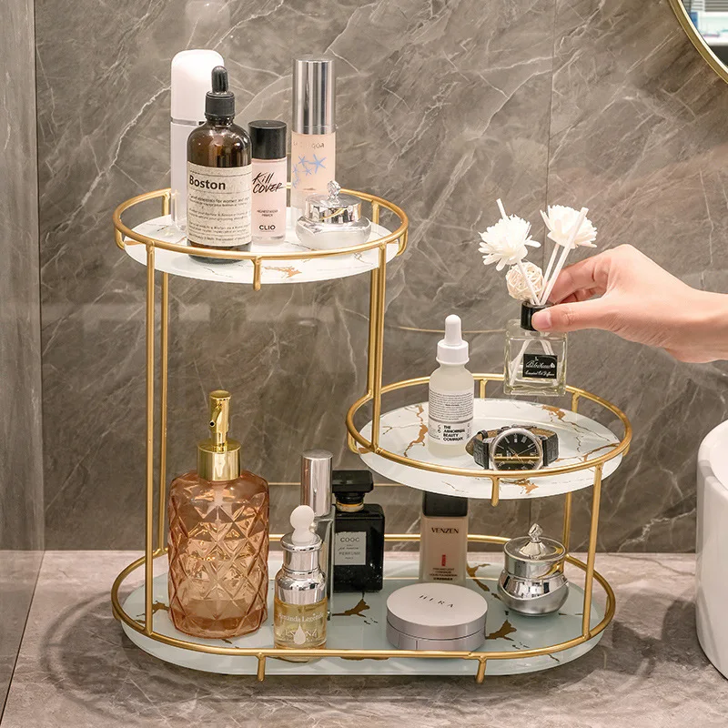 Licht luxe aanrecht rek smeedi - Luxury Skincare Dupes recensie en prijs