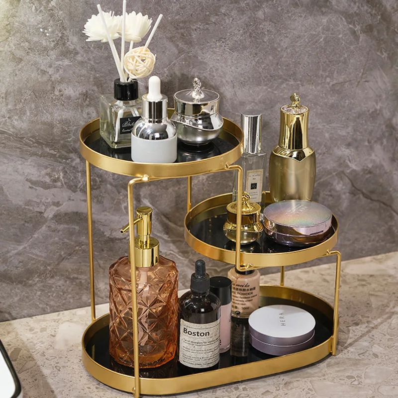 Licht luxe aanrecht rek smeedi - Luxury Skincare Dupes recensie en prijs