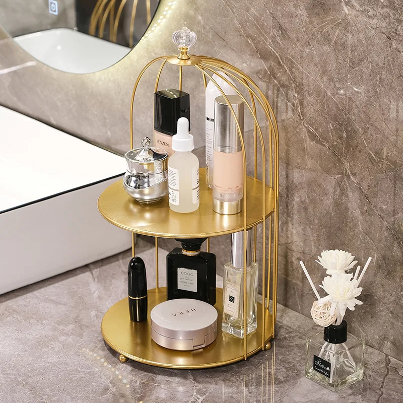 Licht luxe aanrecht rek smeedi - Luxury Skincare Dupes recensie en prijs