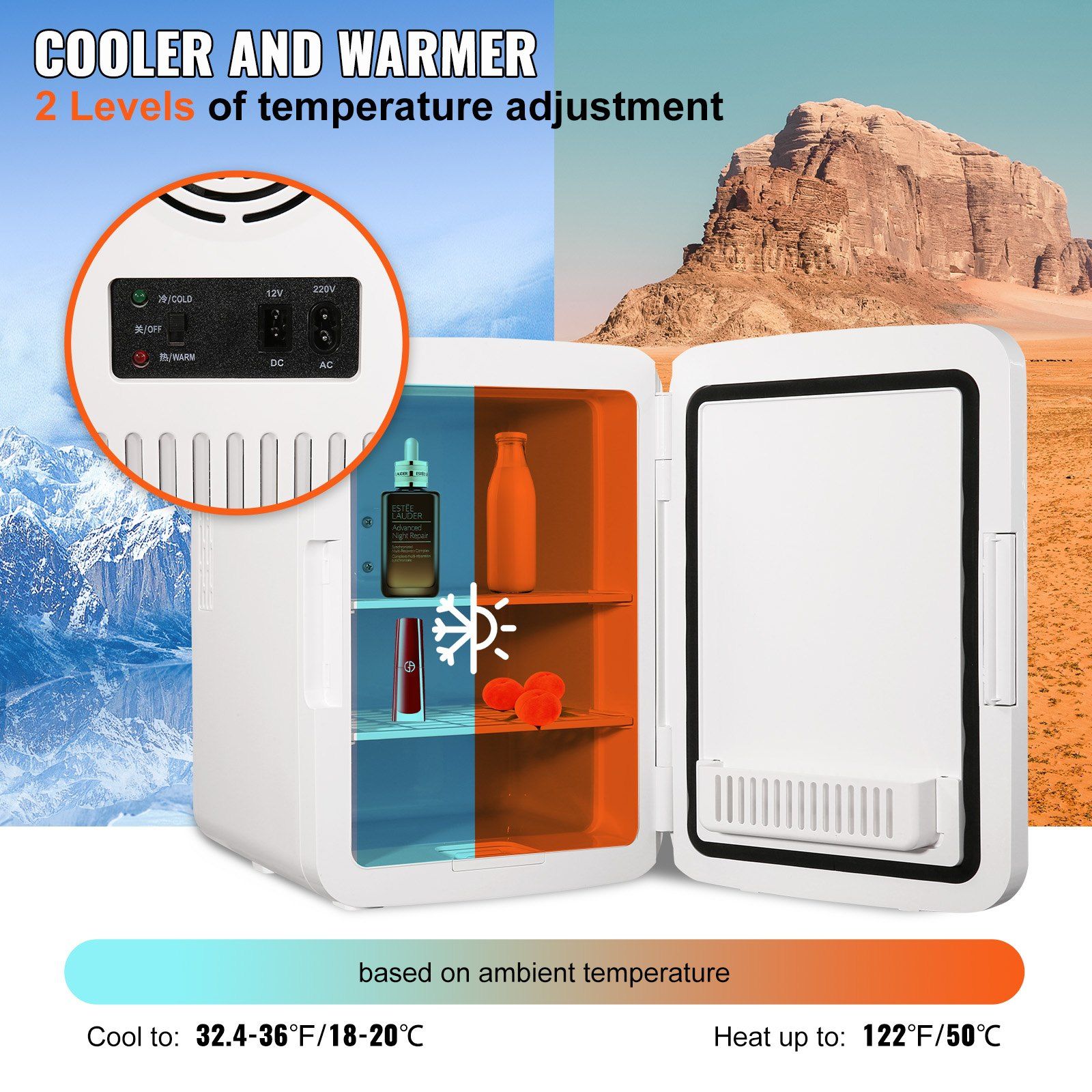 Mini 10-liter/12-blik draagbar - Luxury Skincare Fridge recensie en prijs